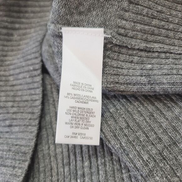 Y2K Juicy Couture Wool and Cashmere Bow Sweater in Heathered Gray Size Small - Picture 7 of 10